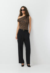 Smooth Matter™ Gallery Top - CELLO BROWN /BLACK