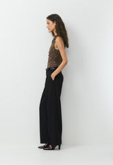 Smooth Matter™ Gallery Top - CELLO BROWN /BLACK