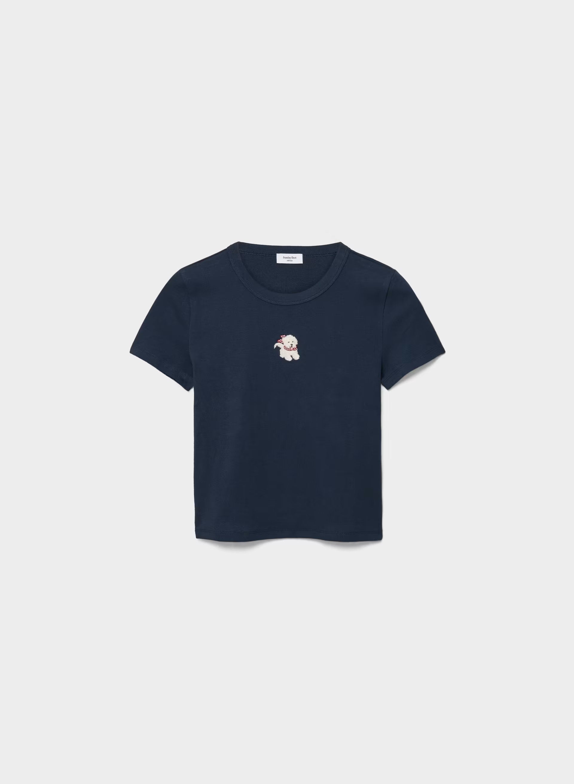 Little Ripple Icon T-Shirt - ADMIRAL NAVY/ LUNA