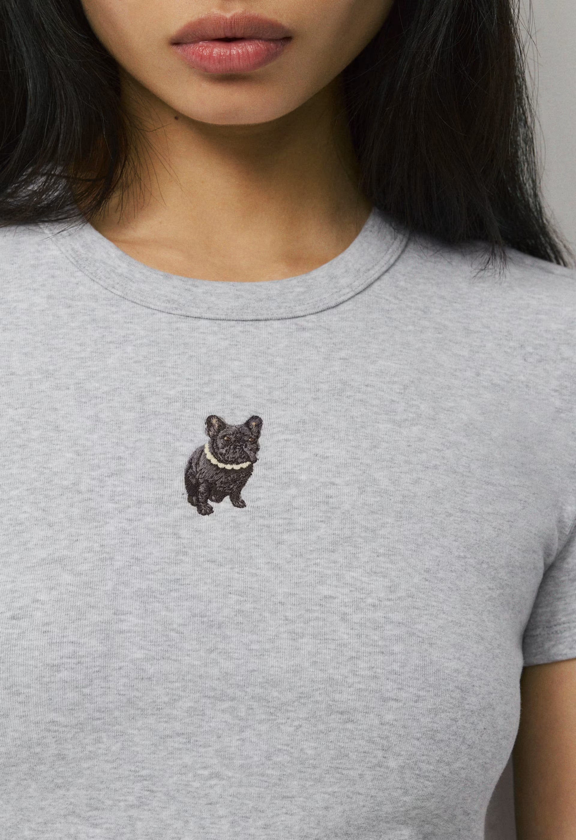 Little Ripple Icon T-Shirt - HEATHER CHROME/PEARL