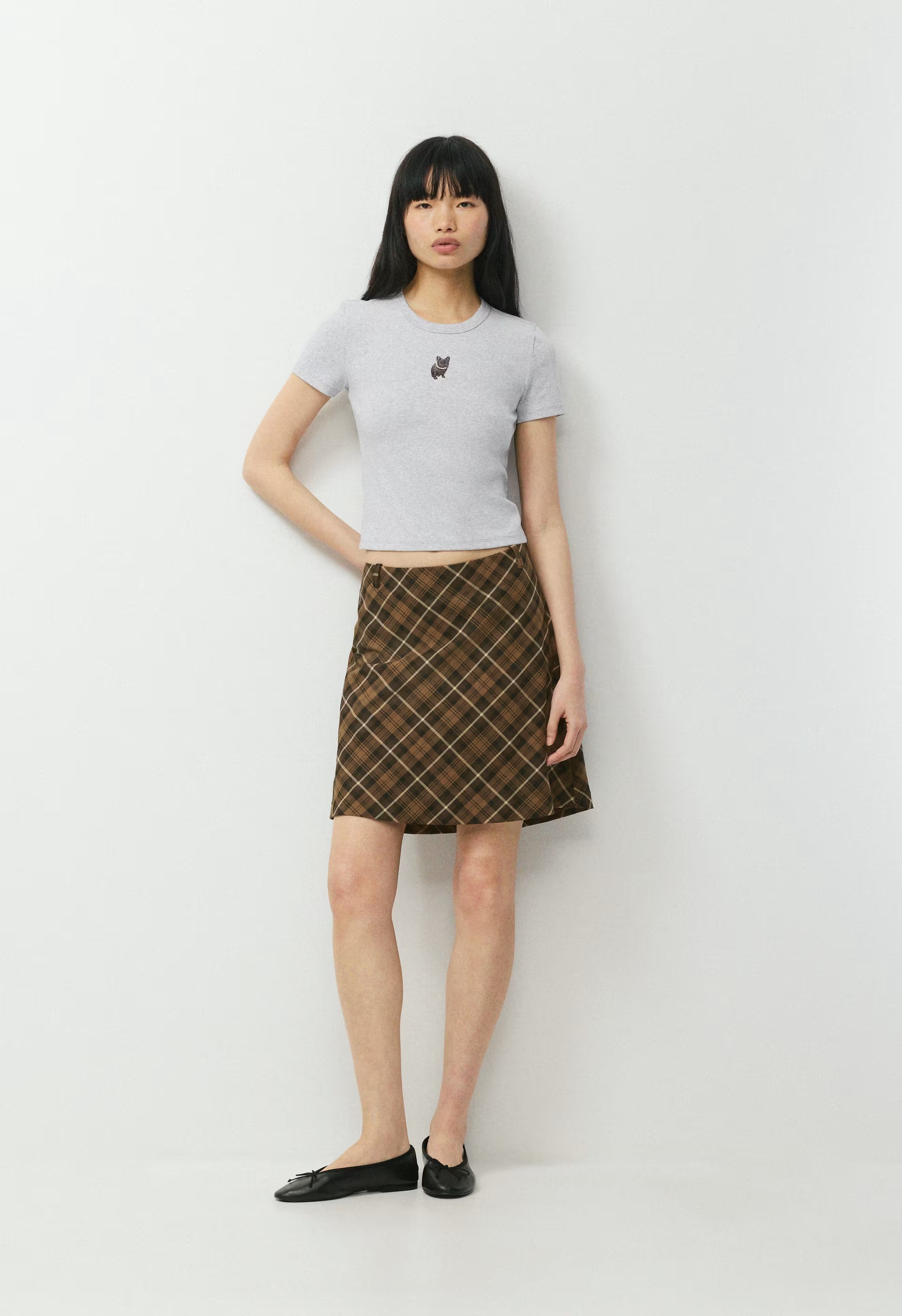 Little Ripple Icon T-Shirt - HEATHER CHROME/PEARL