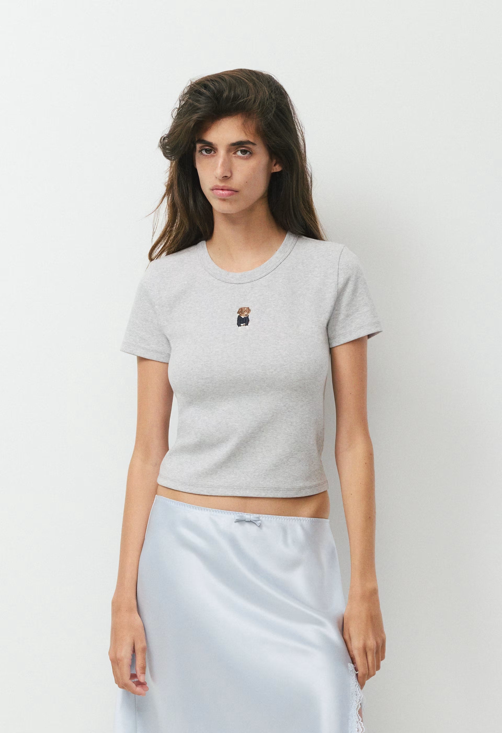 Little Ripple Icon T-Shirt - HEATHER CHROME/BALOU