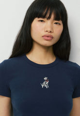 Little Ripple Icon T-Shirt - ADMIRAL NAVY/ TEMPO