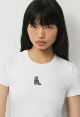 Little Ripple Icon T-Shirt - BRT WHITE/GUS