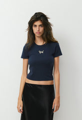 Little Ripple Icon T-Shirt - ADML NAVY/JUNA