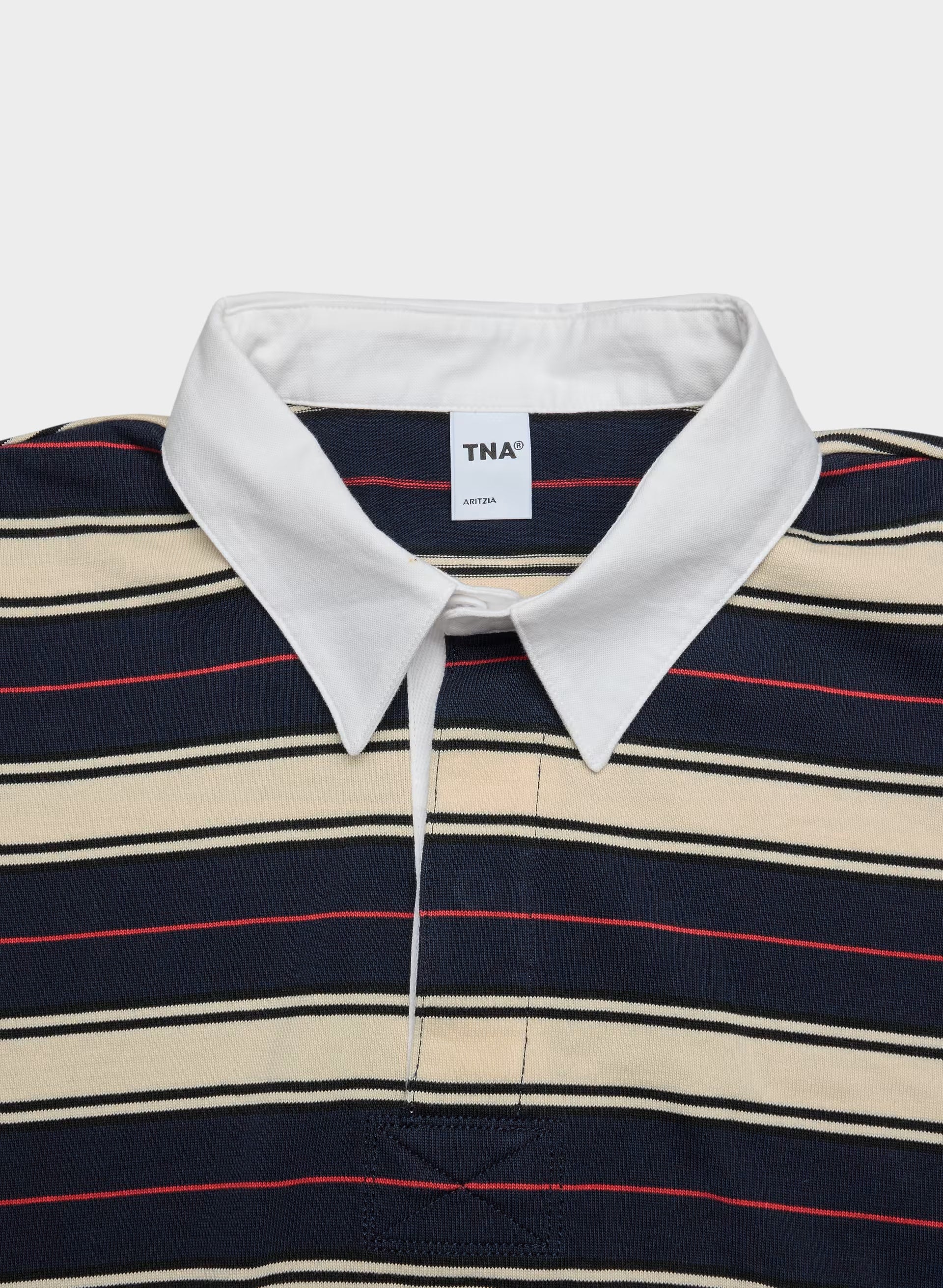 Mighty Cotton™ Lomu Shortsleeve Polo - ADMRL NVY/ SSD CRM