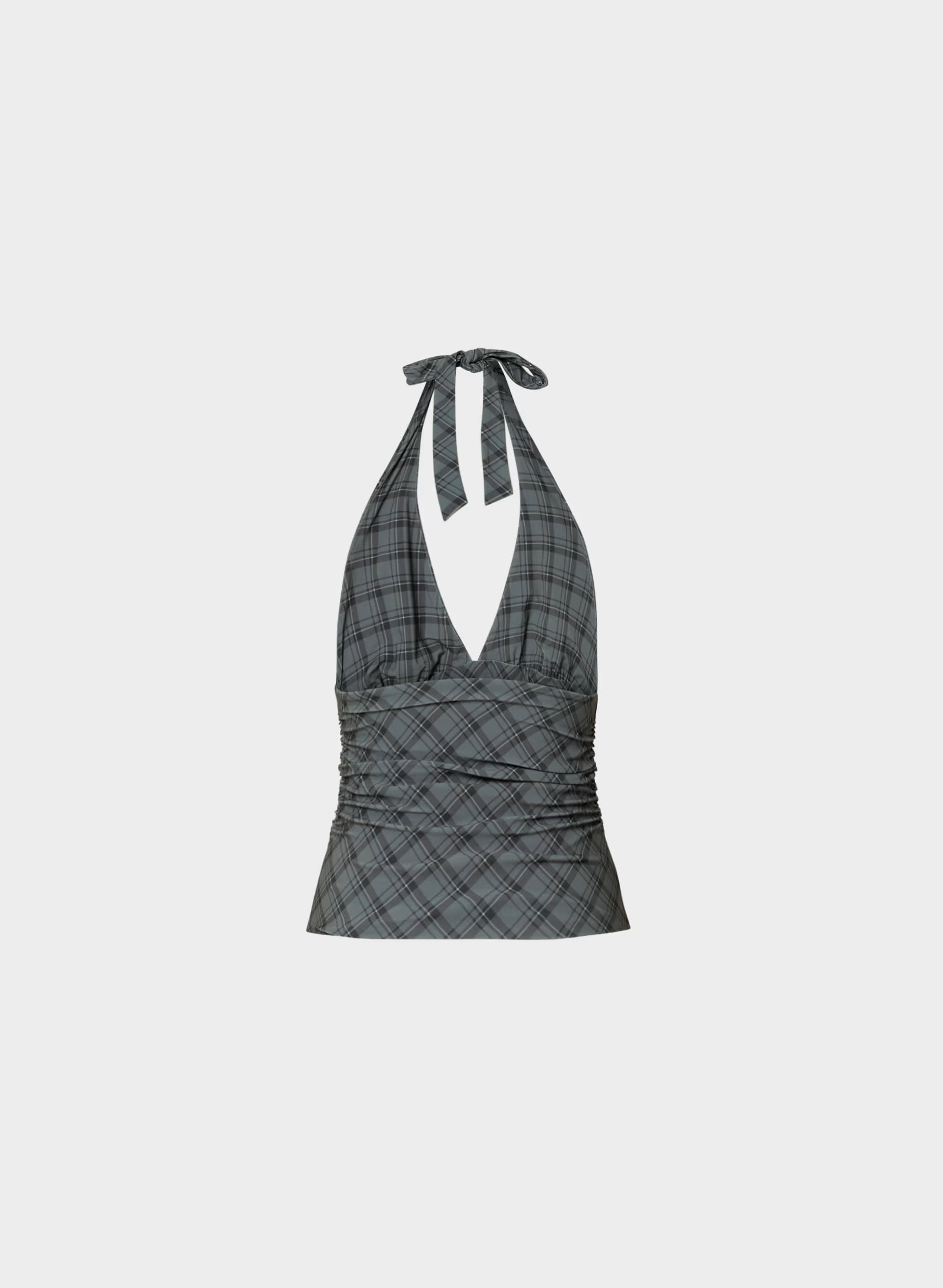 Smooth Matter™ Wylder Halter Top - DARK GREY/MMNT GREY
