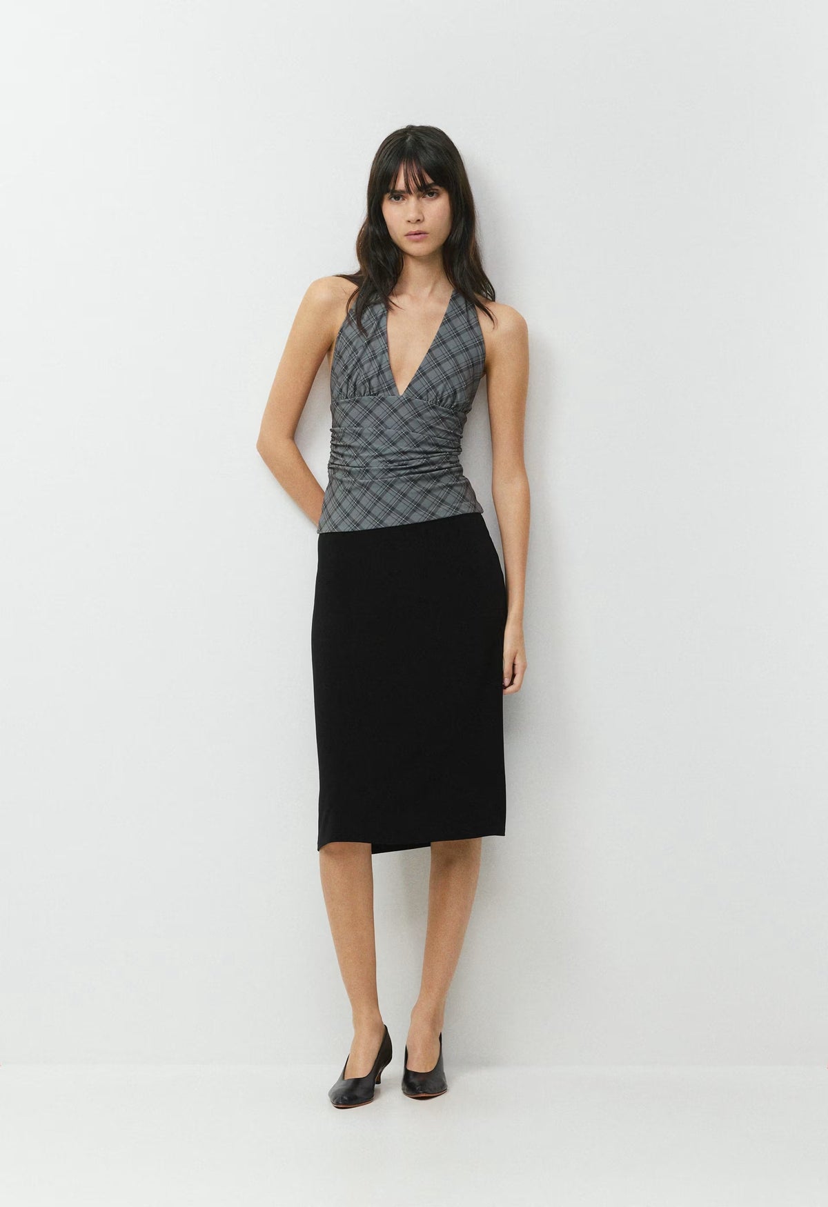 Smooth Matter™ Wylder Halter Top - DARK GREY/MMNT GREY