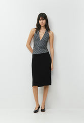 Smooth Matter™ Wylder Halter Top - DARK GREY/MMNT GREY