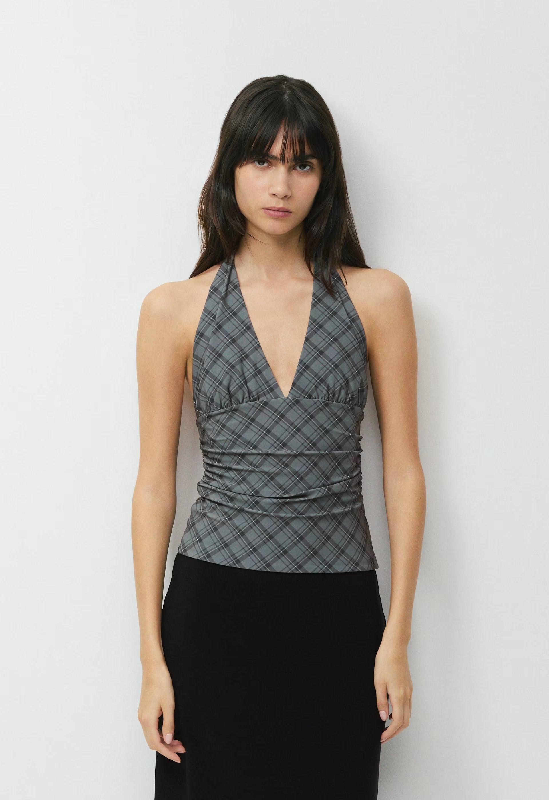 Smooth Matter™ Wylder Halter Top - DARK GREY/MMNT GREY
