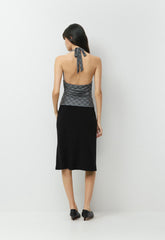 Smooth Matter™ Wylder Halter Top - DARK GREY/MMNT GREY