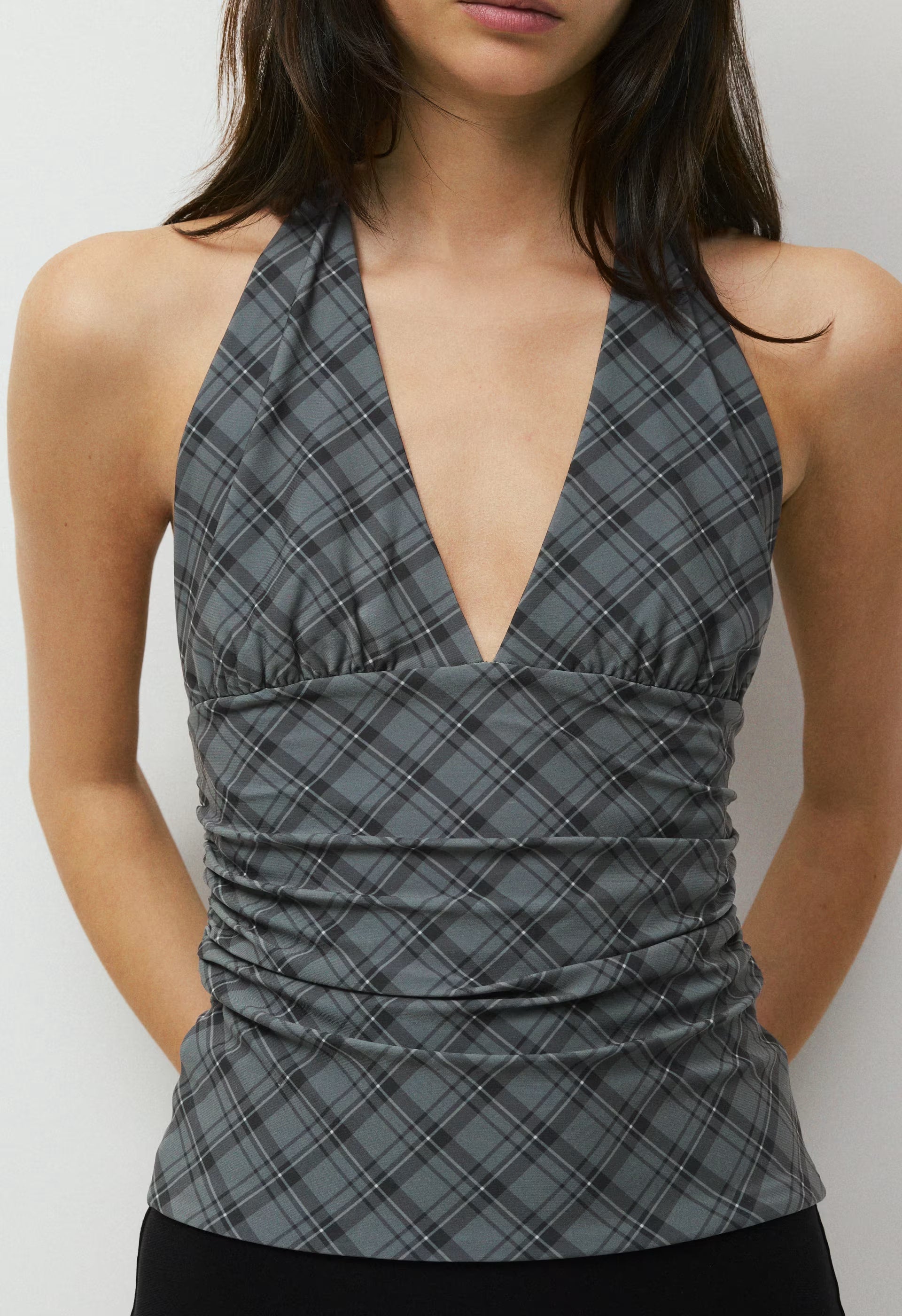 Smooth Matter™ Wylder Halter Top - DARK GREY/MMNT GREY