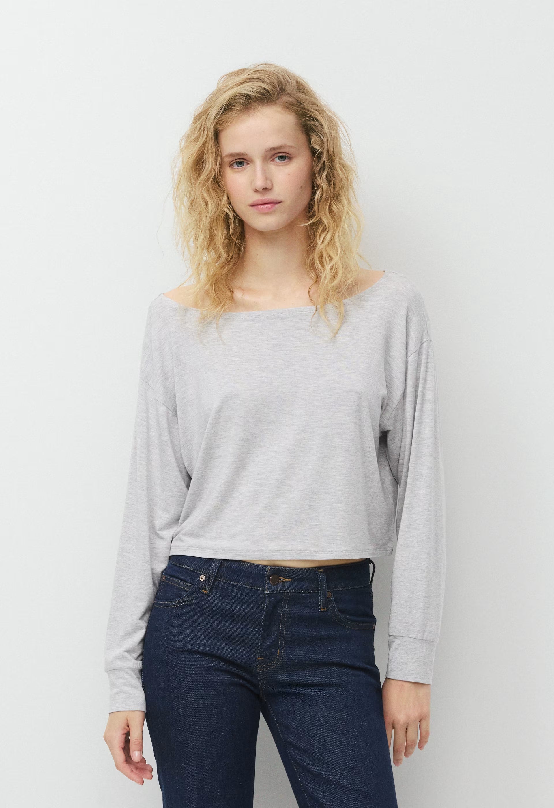 Juno Longsleeve - HEATHER CHROME
