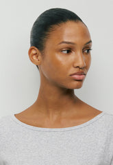 HomeStretch™ Rib Penduline T-Shirt - HEATHER CHROME