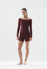 BUTTER Barre Longsleeve - GALA PLUM