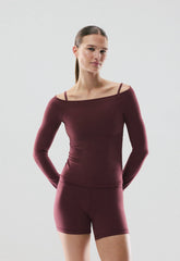 BUTTER Barre Longsleeve - GALA PLUM