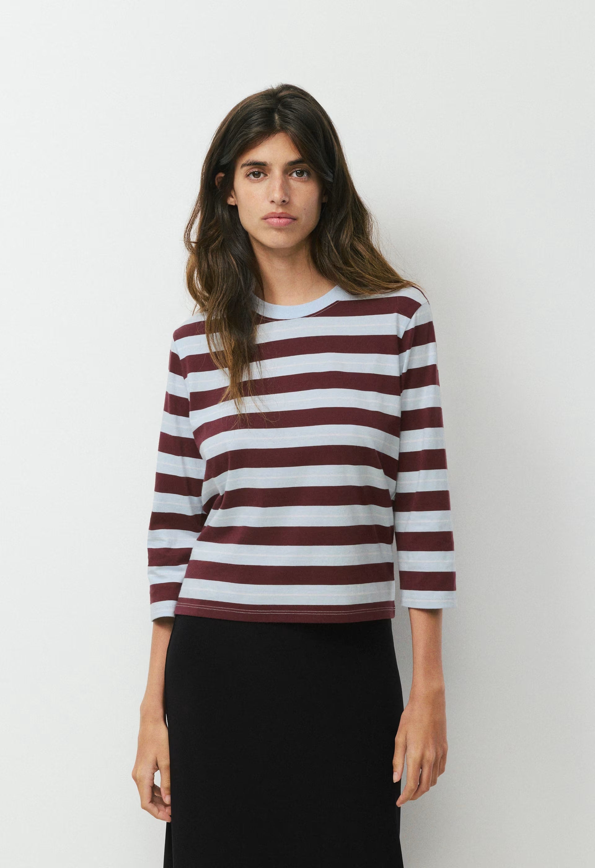 CottonWhisk™ Emma 3/4 Sleeve T-Shirt - GALAPLUM/ PLN AIR