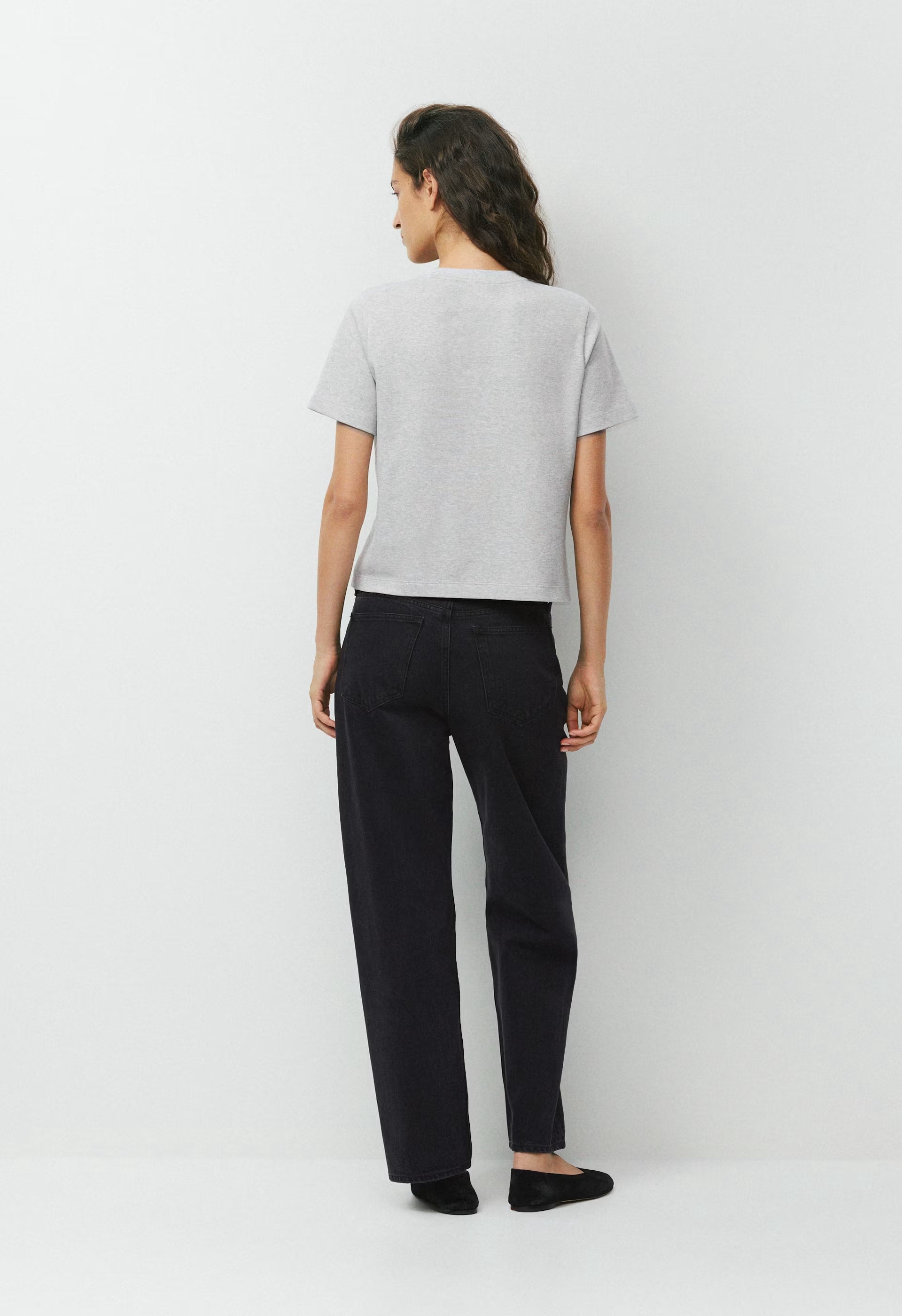 InterLock Cotton Function T-Shirt - HEATHER CHROME/AD NAVY