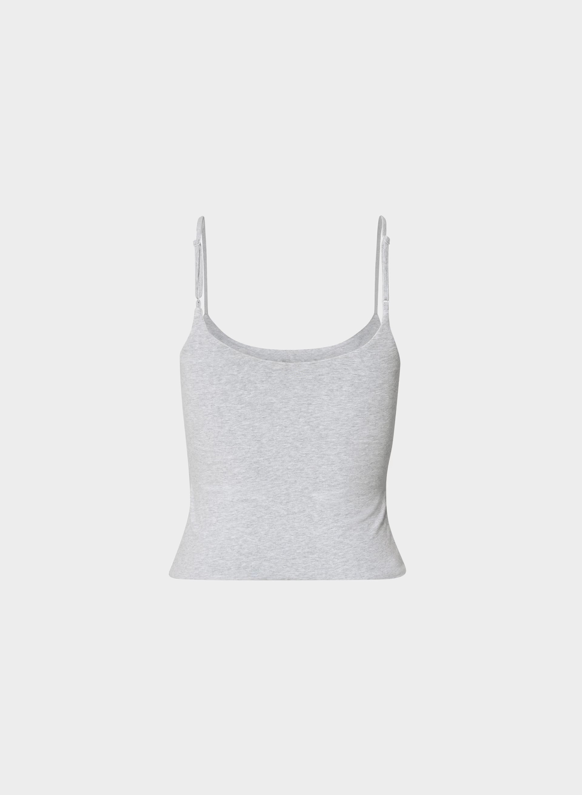HomeStretch™ Smooth Capsule Comfort Tank - HEATHER CHROME