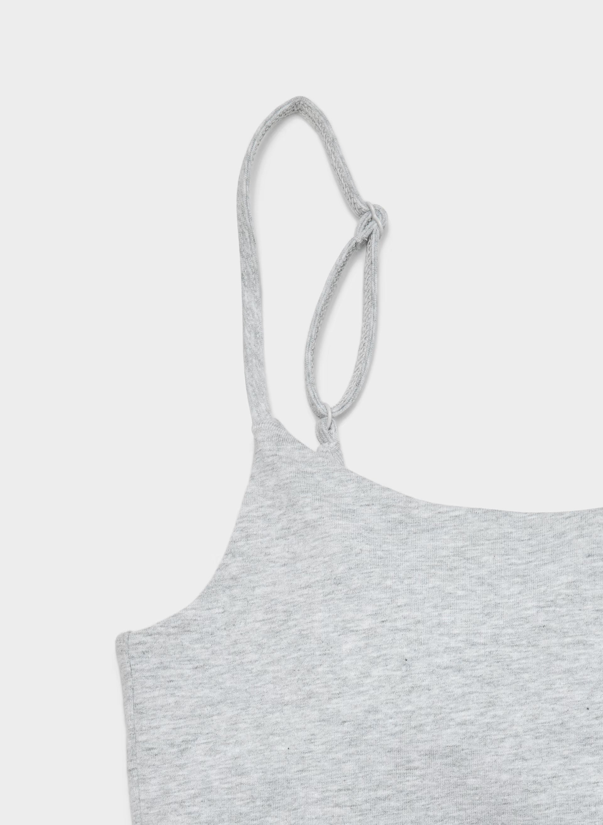 HomeStretch™ Smooth Capsule Comfort Tank - HEATHER CHROME