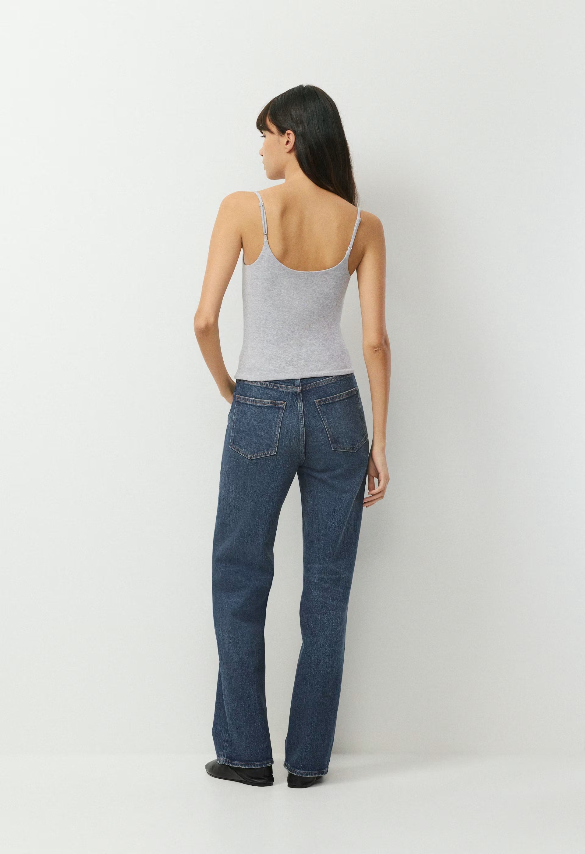 HomeStretch™ Smooth Capsule Comfort Tank - HEATHER CHROME