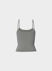HomeStretch™ Smooth Capsule Comfort Tank - HEATHER DARK GREY