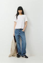 Interlock Cotton Function T-Shirt - WHITE