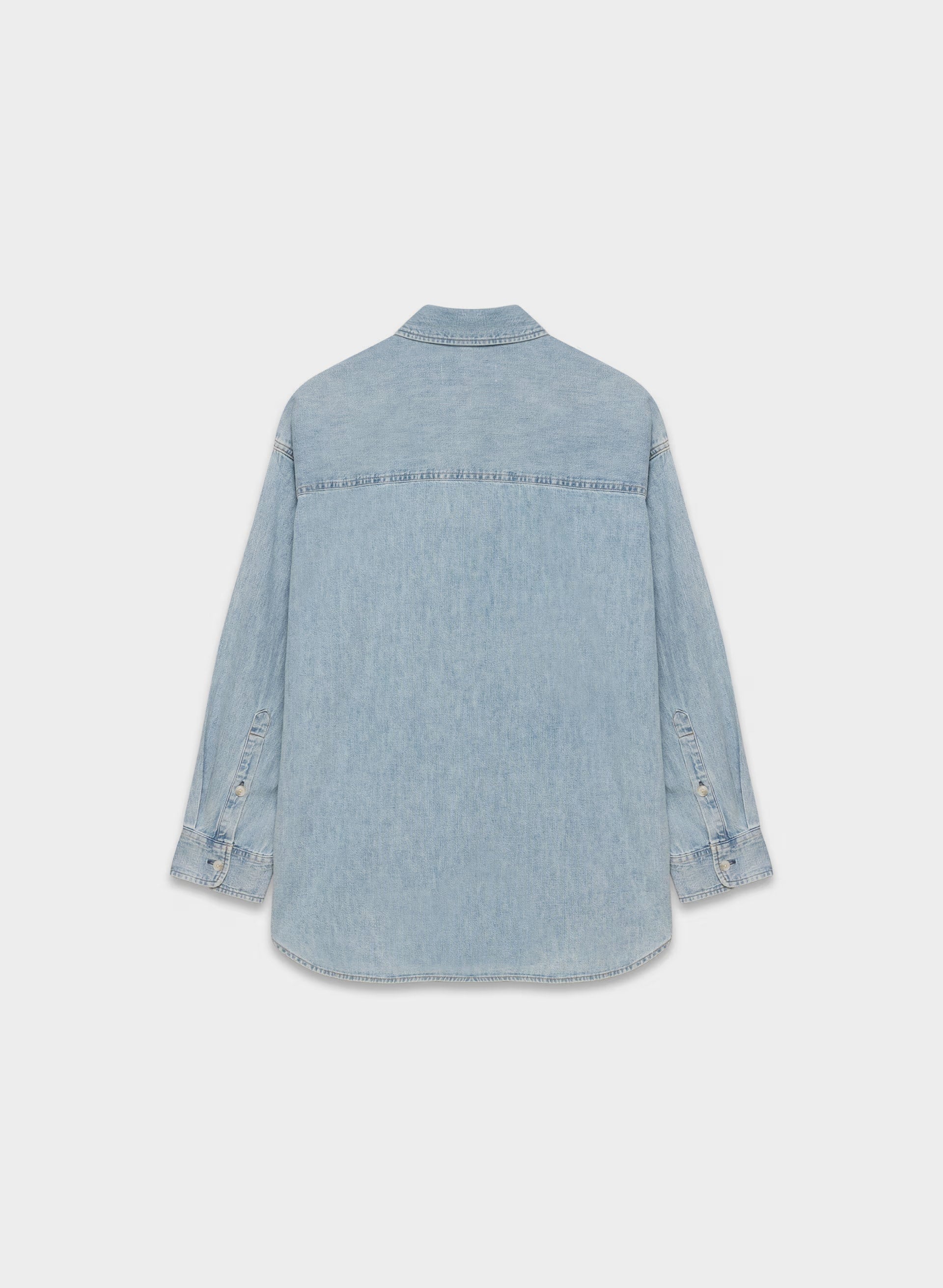Denim Forum The '80s Comfy Denim Shirt - 7 YRS PCTR THS BLEU