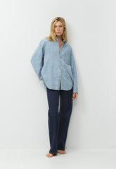 Denim Forum The '80s Comfy Denim Shirt - 7 YRS PCTR THS BLEU