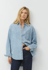 Denim Forum The '80s Comfy Denim Shirt - 7 YRS PCTR THS BLEU