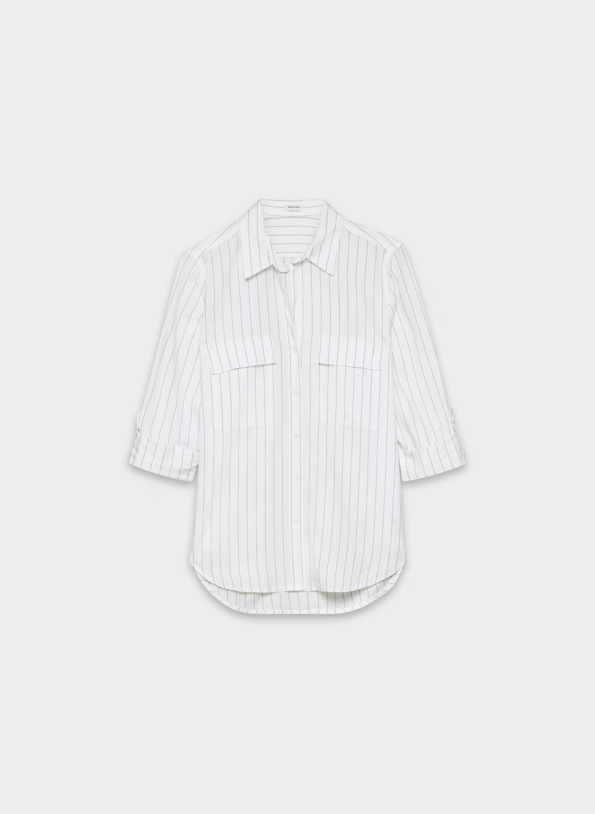 Utility Shirt - HNDSN STRP WT/ADMIRAL