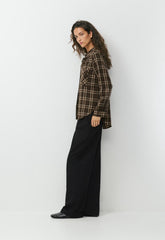 Utility Shirt - CACAO NIB BRWN/MRCN BG