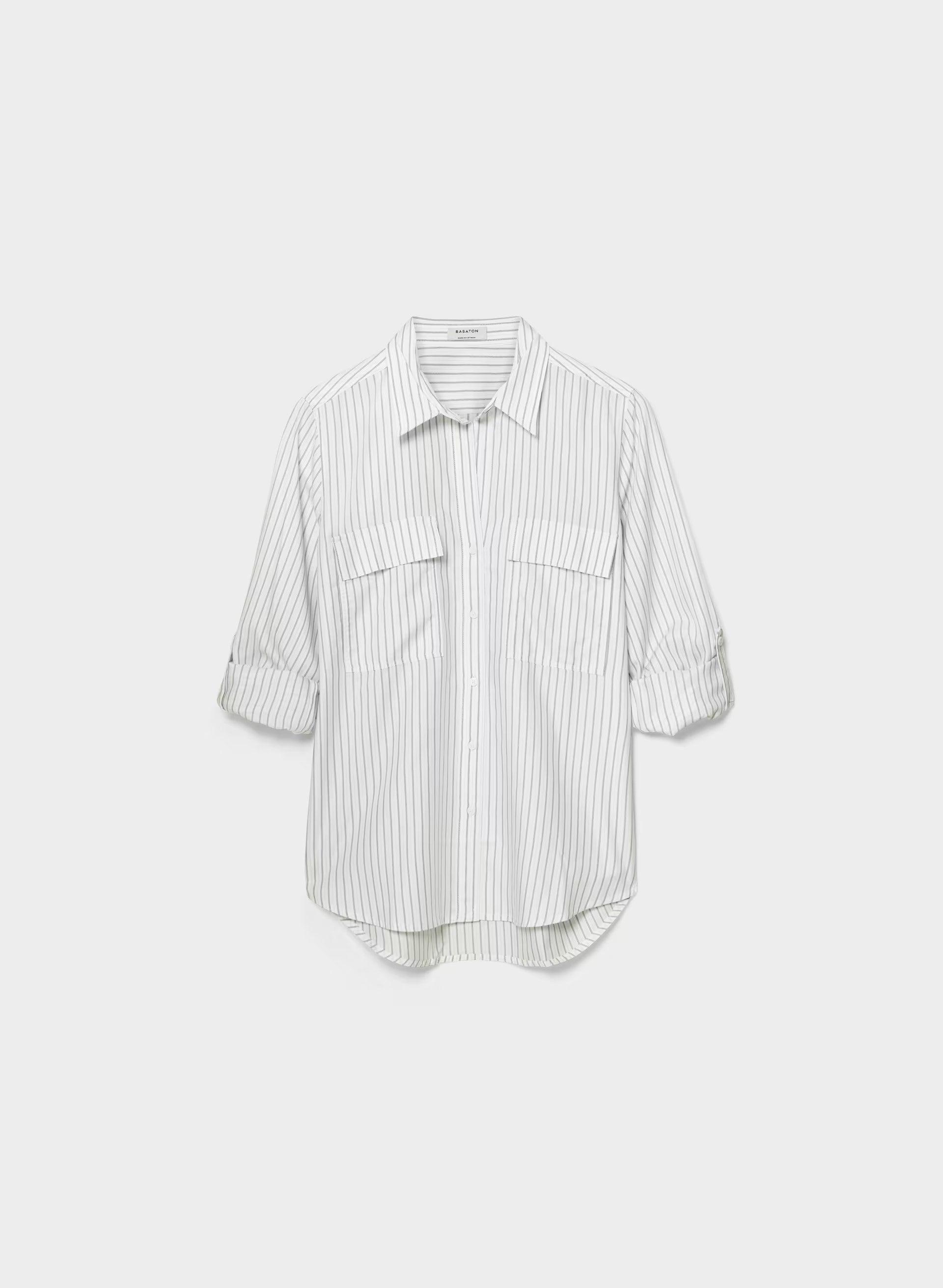Utility Shirt - WHITE / SHADY BLUE