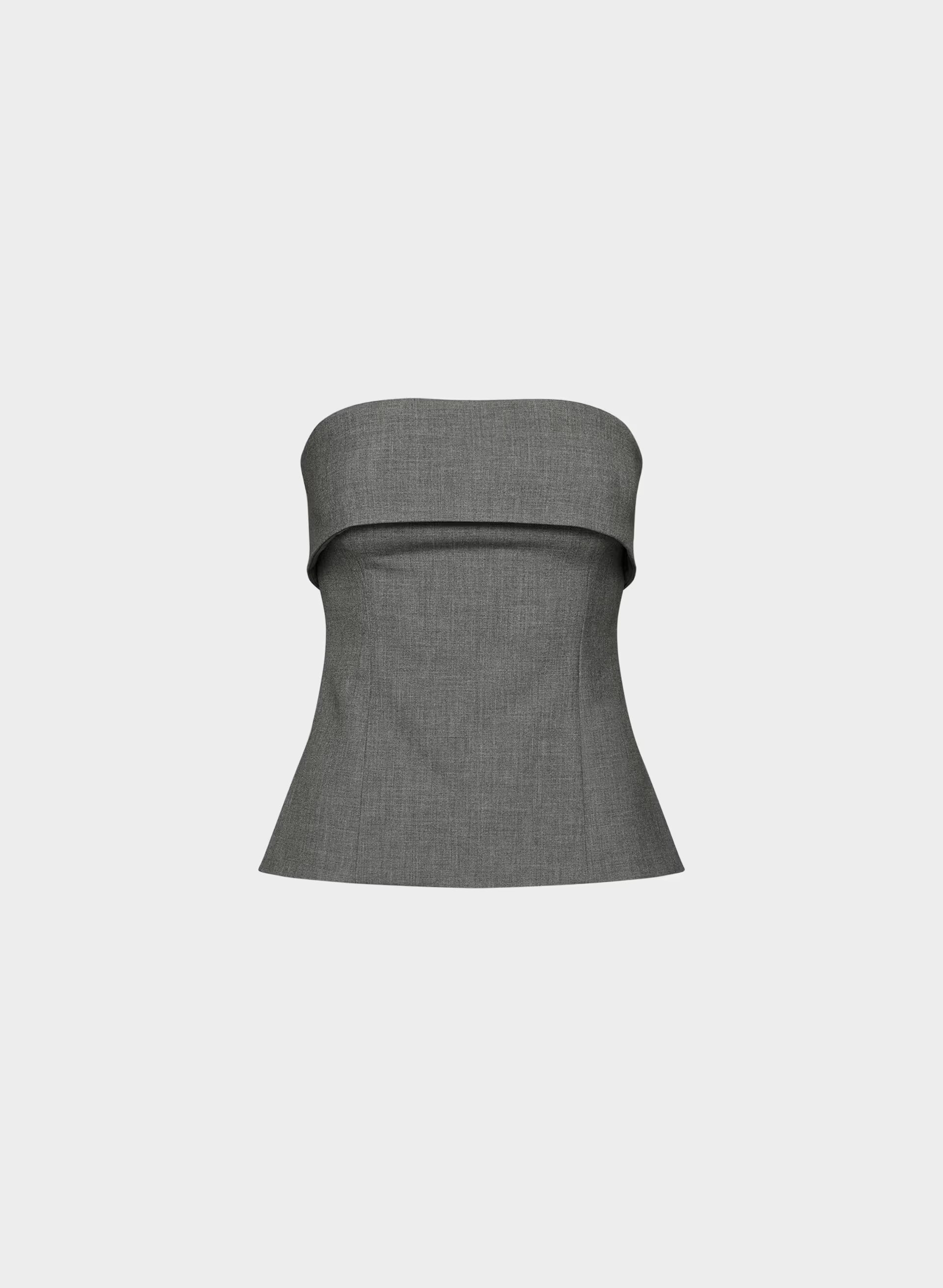 Element Tube Top - Eversential™ - HEATHER CHARCOAL