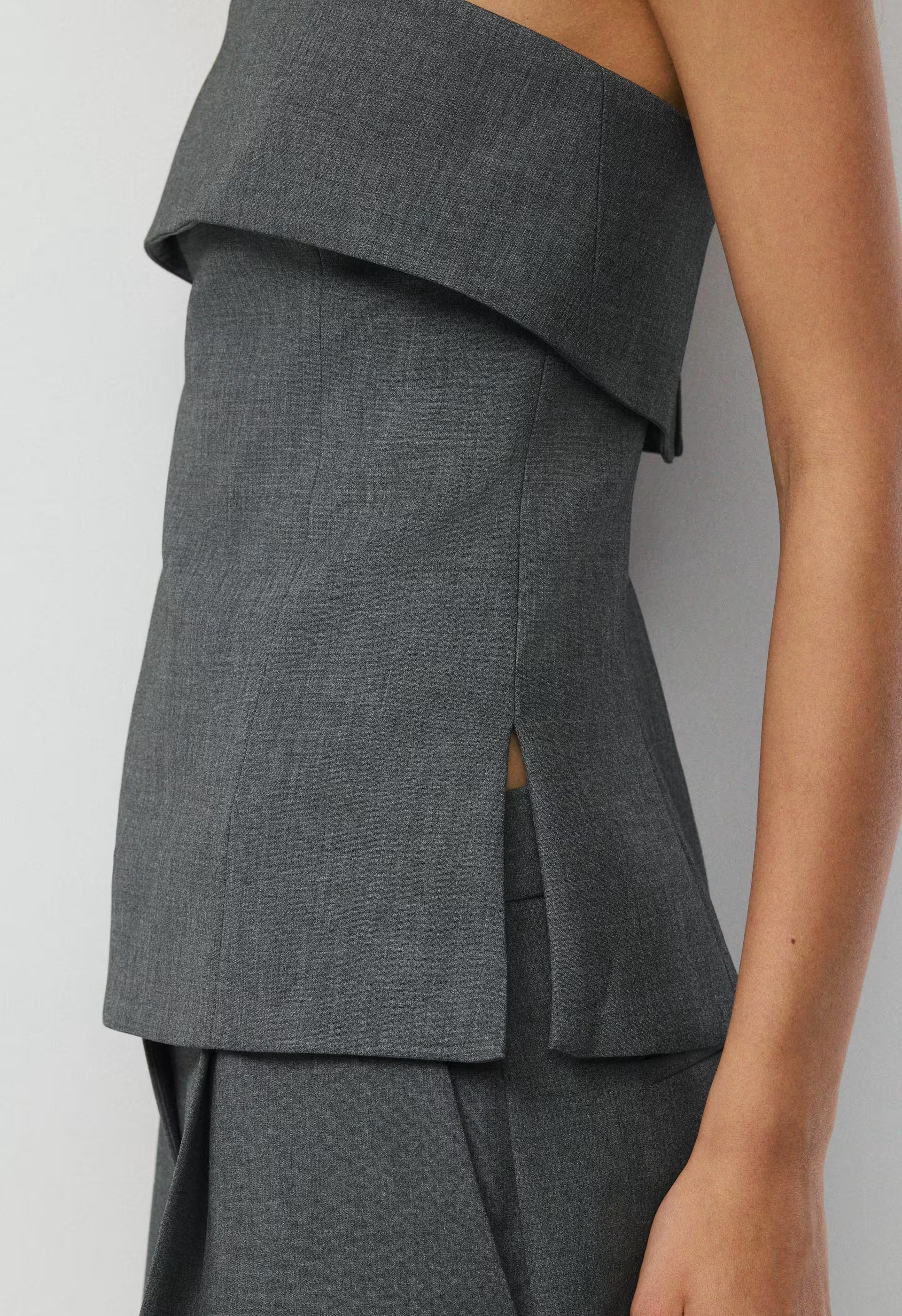 Element Tube Top - Eversential™ - HEATHER CHARCOAL