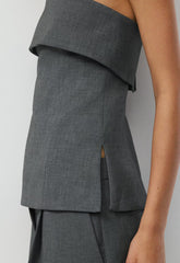 Element Tube Top - Eversential™ - HEATHER CHARCOAL