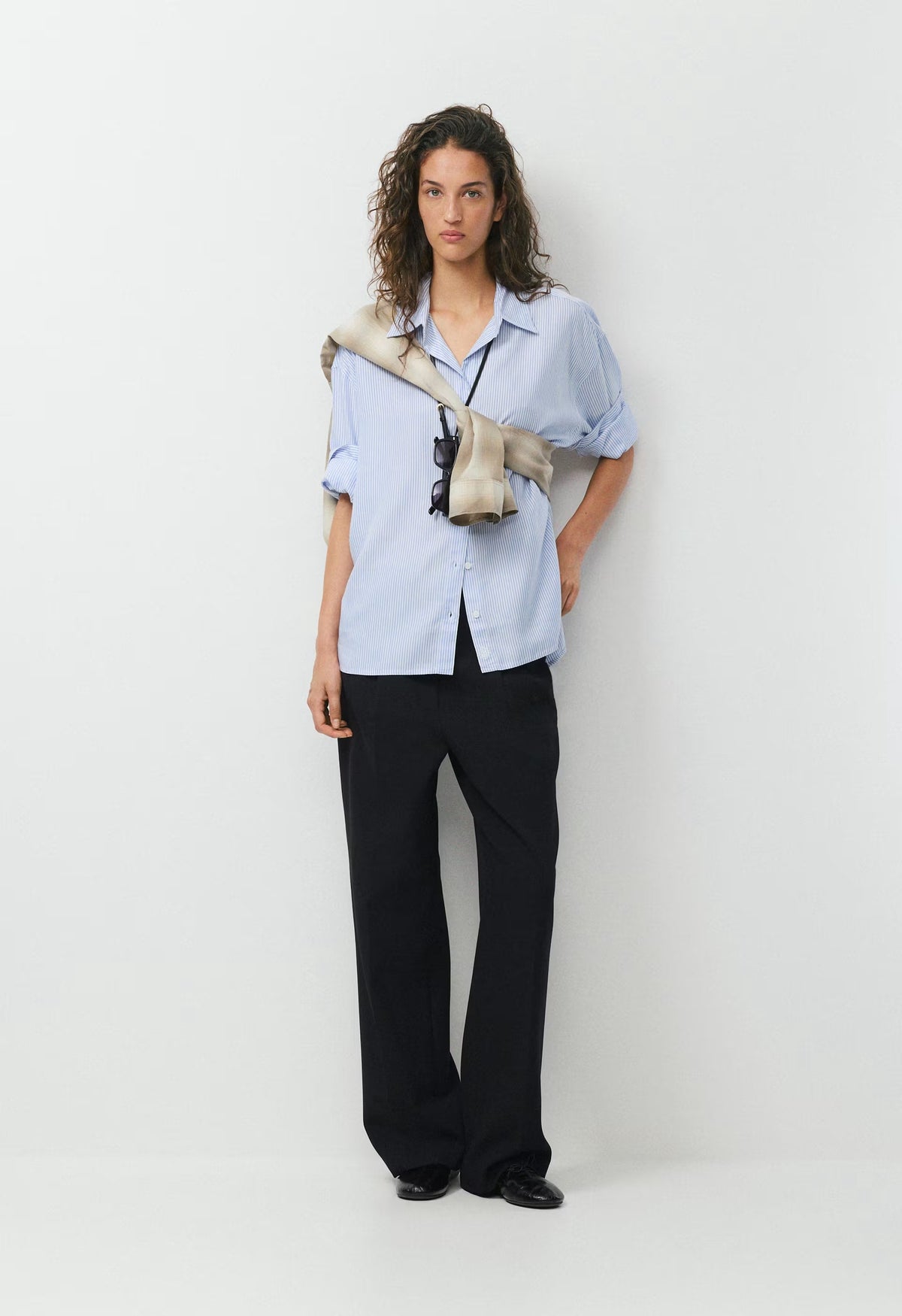 Archive Shirt - WLSN STRP CRFL BL/WHT