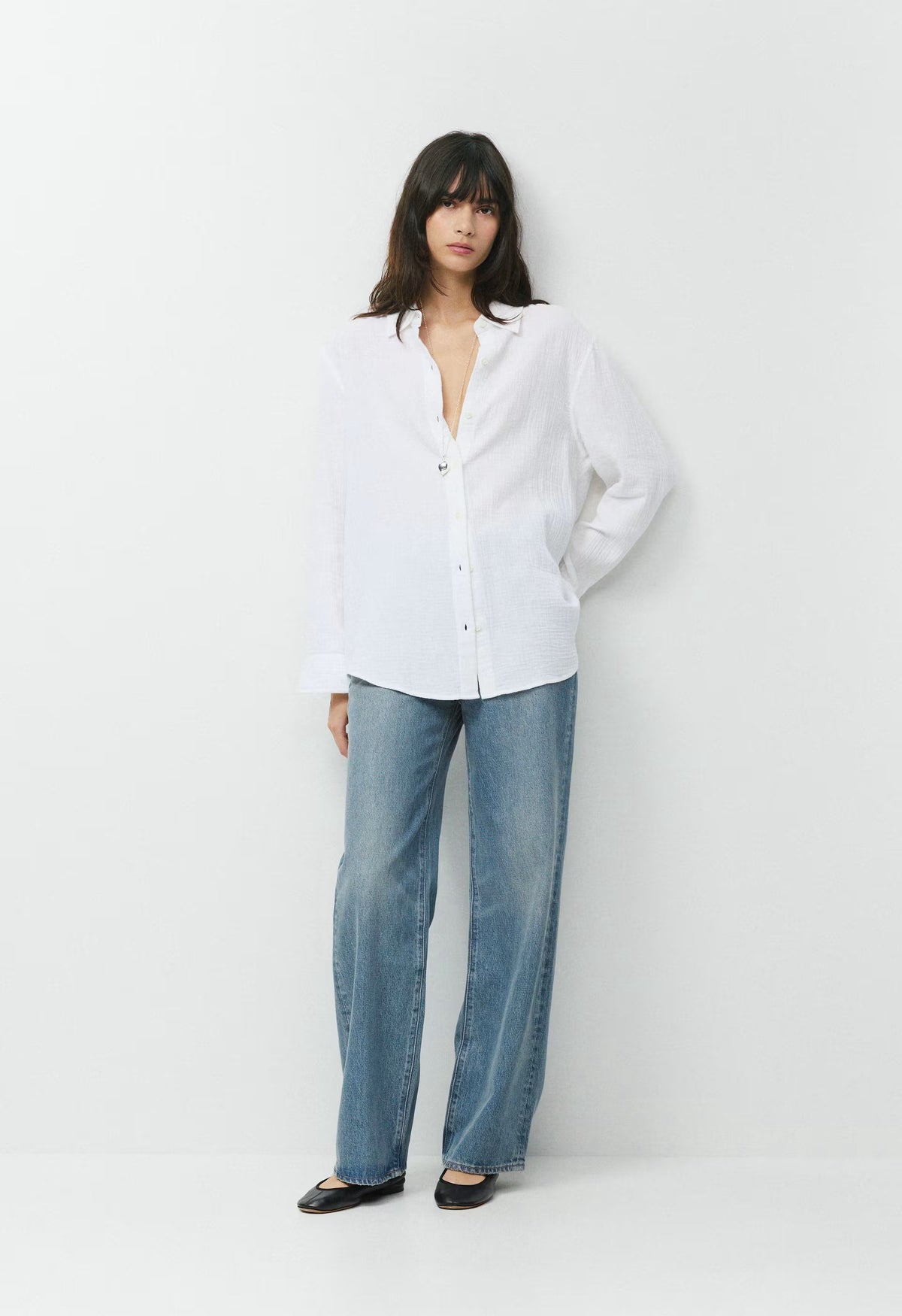 AirPlush Cotton™ Sail Shirt - WHITE