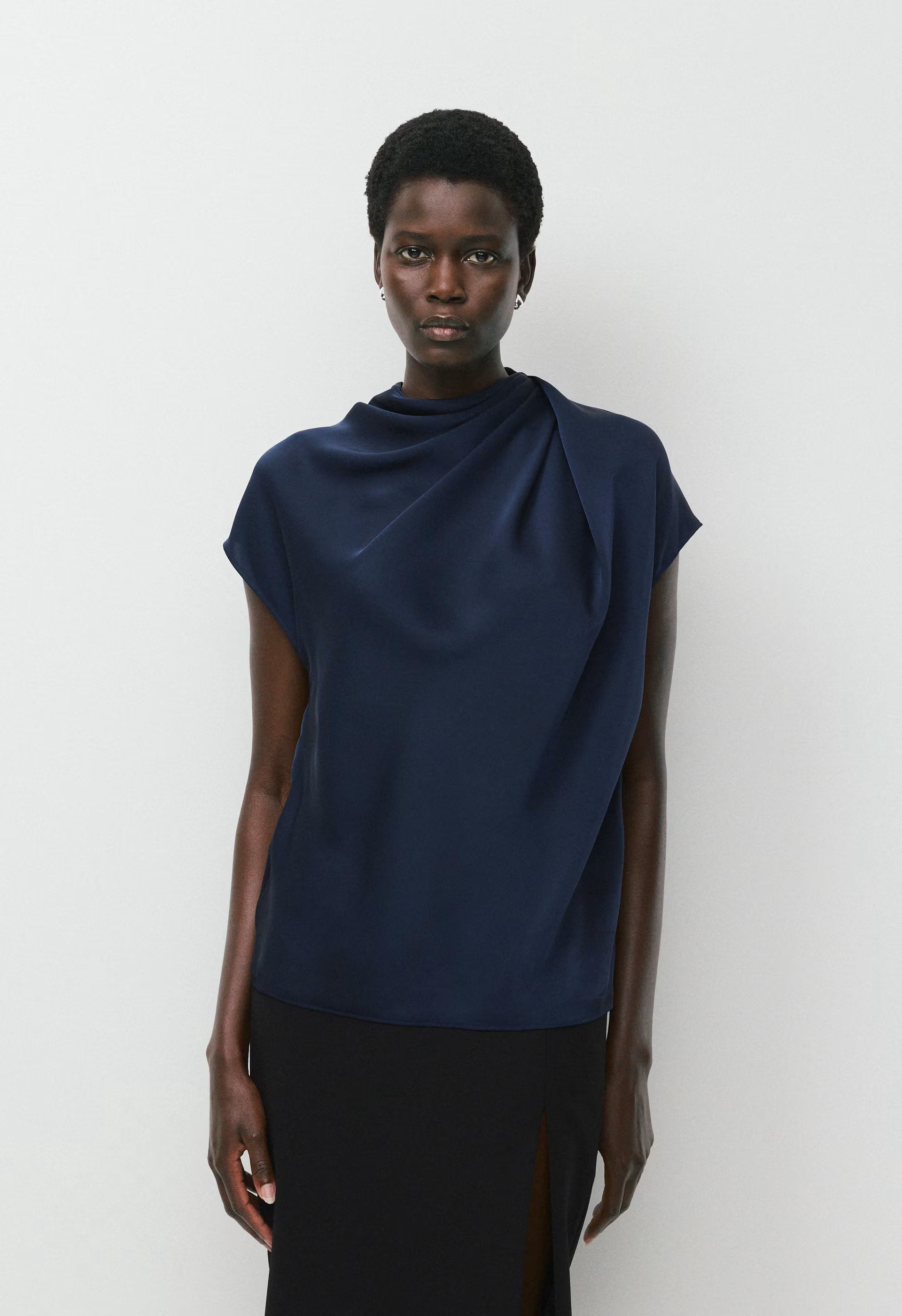 Nominee Satin Blouse - ADMIRAL