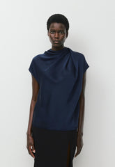 Nominee Satin Blouse - ADMIRAL