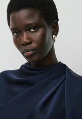 Nominee Satin Blouse - ADMIRAL