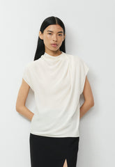 Nominee Satin Blouse - LIGHT BIRCH