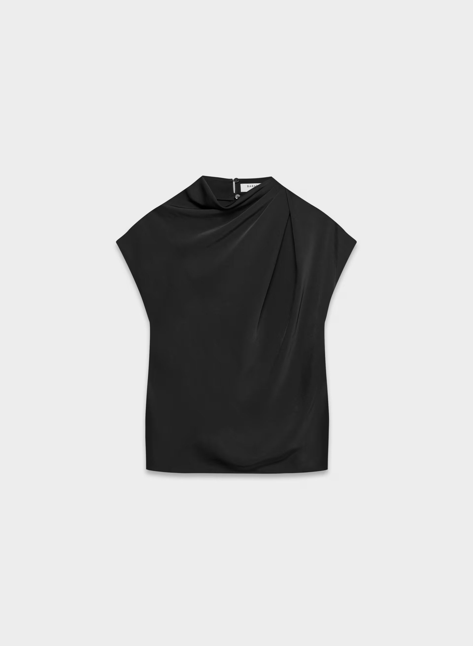 Nominee Satin Blouse - BLACK