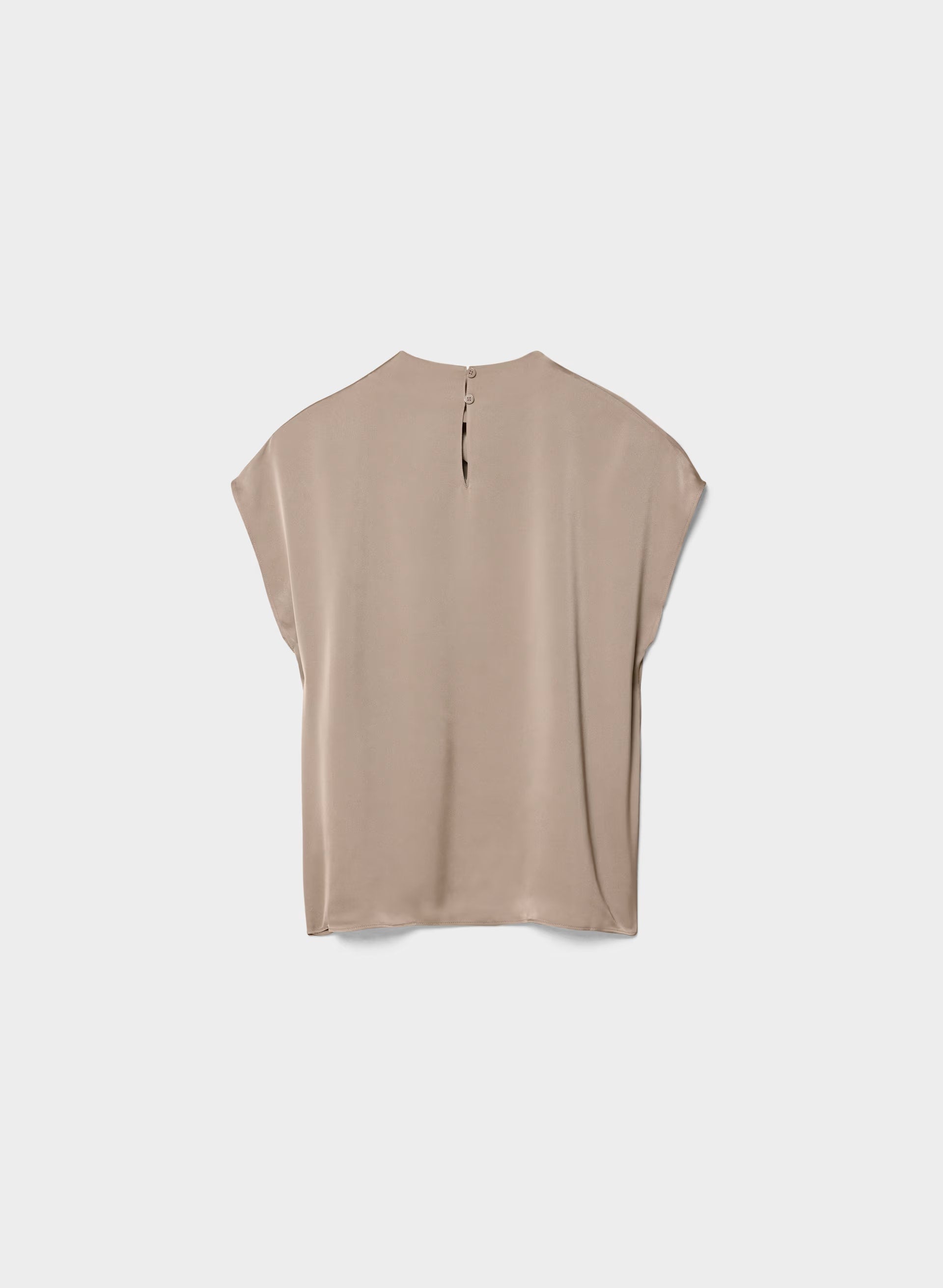Nominee Satin Blouse - NOMAD TAUPE