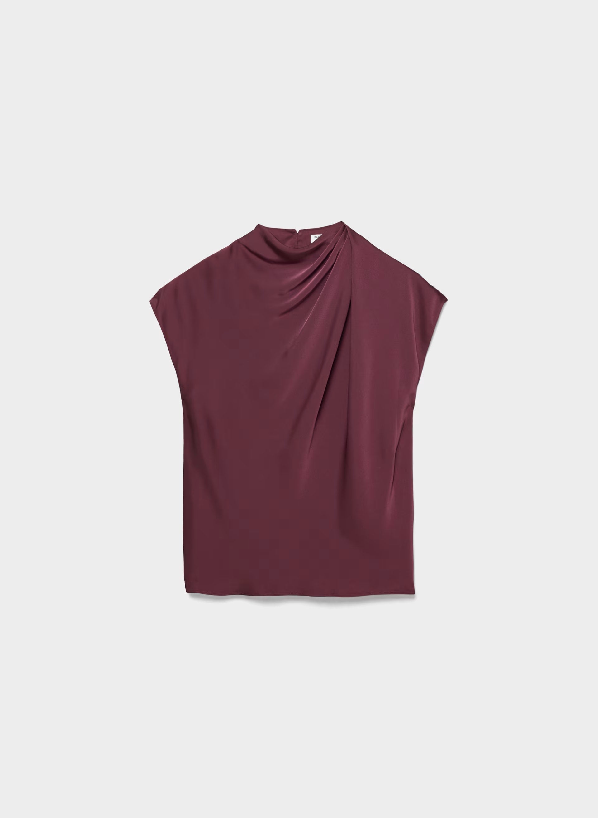 Nominee Satin Blouse - GALA PLUM
