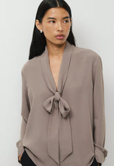 Hestia Blouse - IRON TAUPE