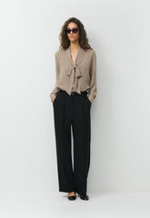 Hestia Blouse - NOMAD TAUPE