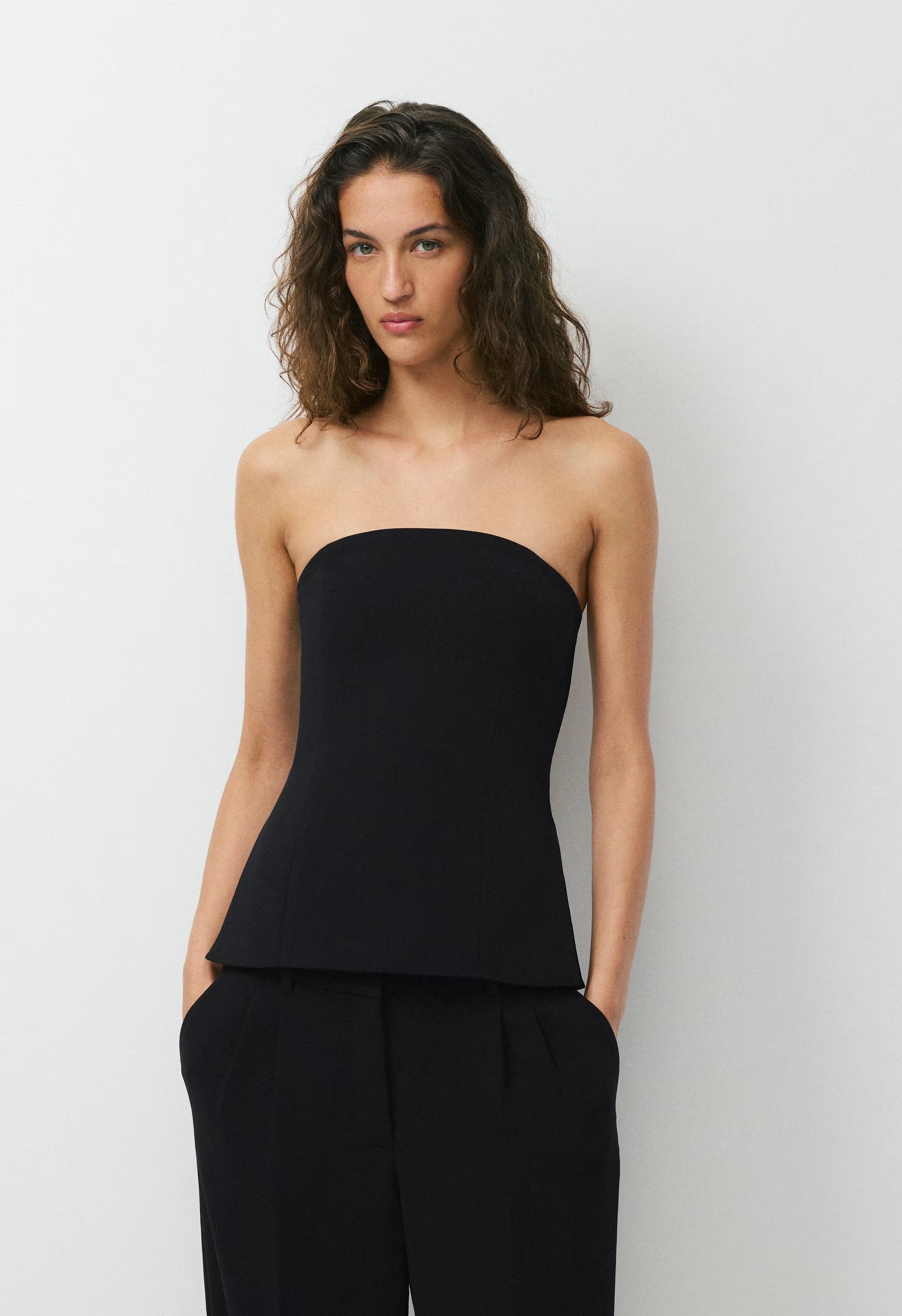 Posh Tube Top - Crepette™ - BLACK