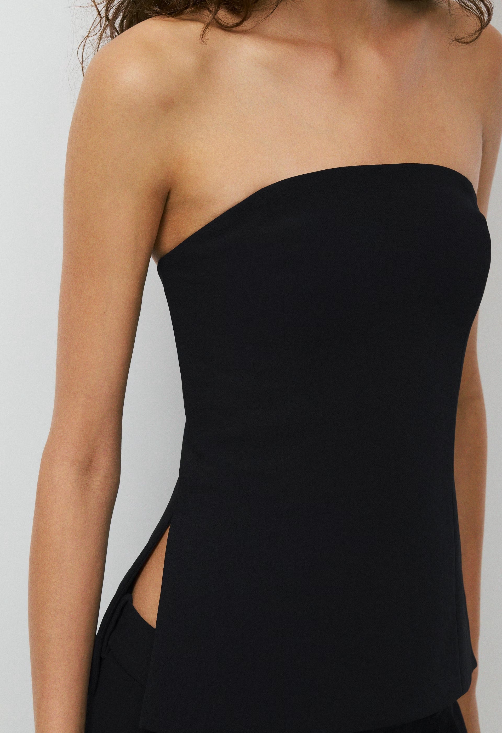 Posh Tube Top - Crepette™ - BLACK