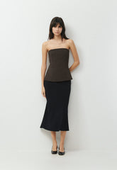 Posh Tube Top - Crepette™ - CACAO NIB BROWN